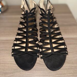 Jimmy Choo Black Strappy Sandals